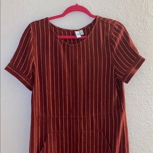 Orange striped Susina dress